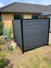 Kirkedal Alu Light hegn tilkøbssæt sort 184 x 150 cm